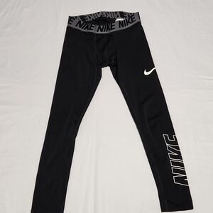 Nike Pro Men’s Dri-FIT Compression Tights Leggings - Black/Gray - Size Large